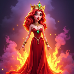Queen Of Inferno Spin Lander